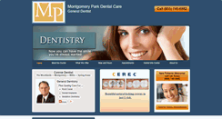 Desktop Screenshot of montgomeryparkdentalcare.com
