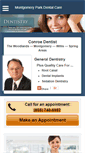 Mobile Screenshot of montgomeryparkdentalcare.com